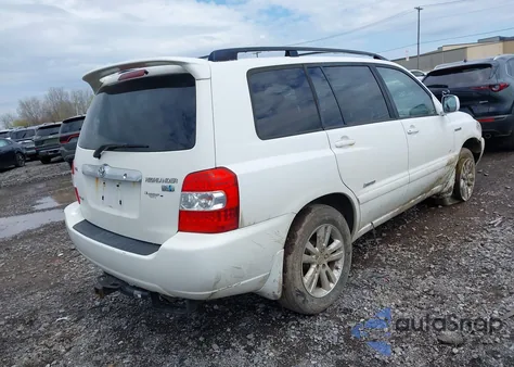 2007 Toyota Highlander Hybrid Limited V6 from USA, damaged, VIN JTEEW21A070050023